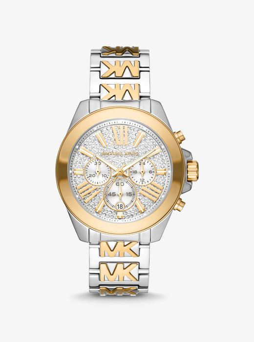 Oversized Wren Pavé Two-Tone Watch