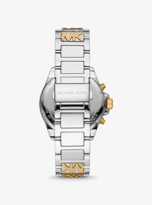 Oversized Wren Pavé Two-Tone Watch