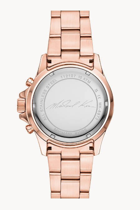 Oversized Everest Pavé Rose Gold-Tone Watch