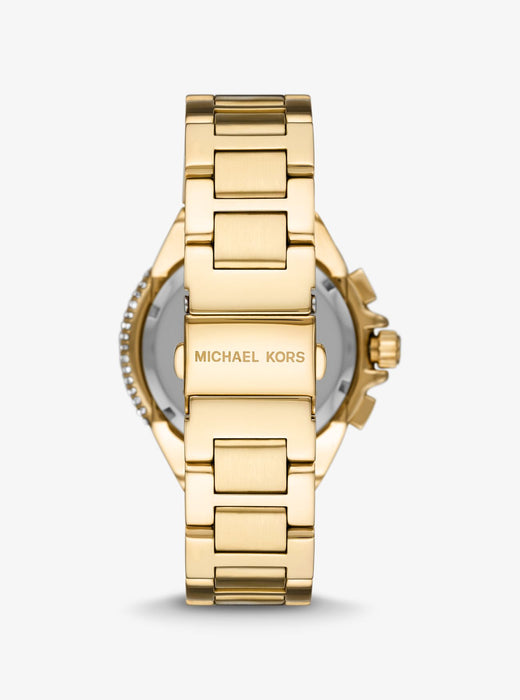 Oversized Camille Pavé Gold-Tone Watch