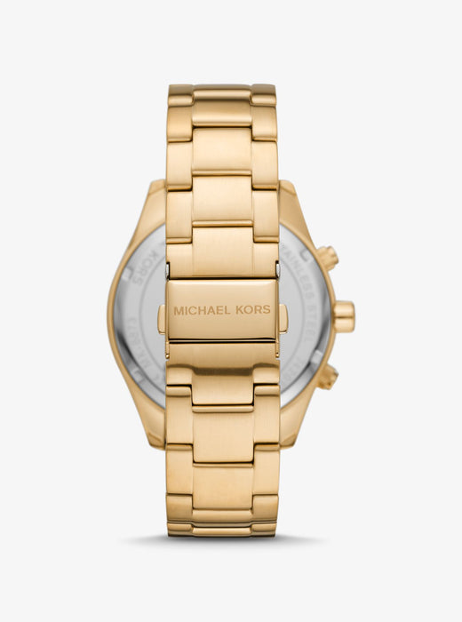 Oversized Layton Pavé Gold-Tone Watch
