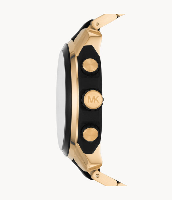 Michael Kors Oversized Kyle Gold-Tone and Silicone Watch - Time After Time Watches