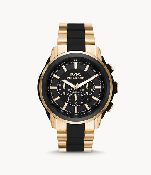 Michael Kors Oversized Kyle Gold-Tone and Silicone Watch - Time After Time Watches