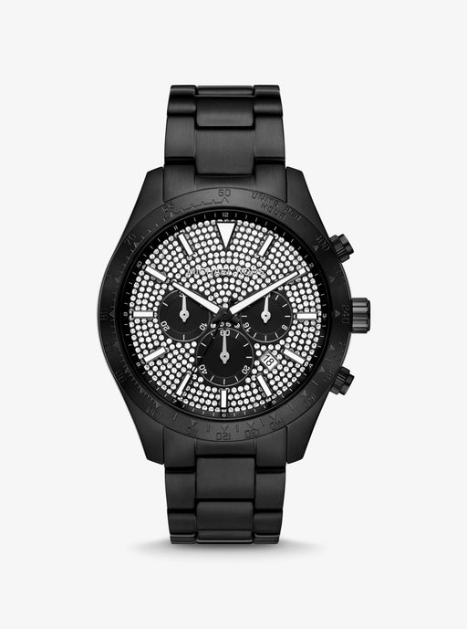 Michael Kors Oversized Layton Pavé Black-Tone Watch - Time After Time Watches