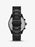 Oversized Layton Pavé Black-Tone Watch