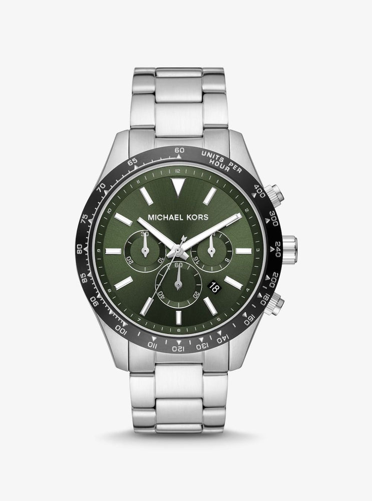 Oversized Layton Silver-Tone Watch