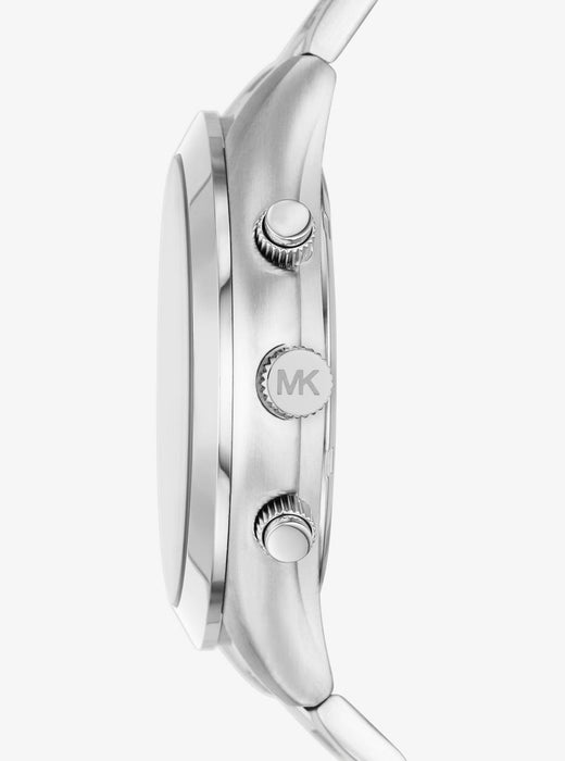 Oversized Slim Runway Silver-Tone Watch