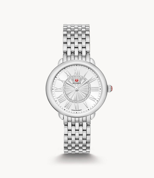 Michele Ladies' Serein Mid Stainless Diamond Dial