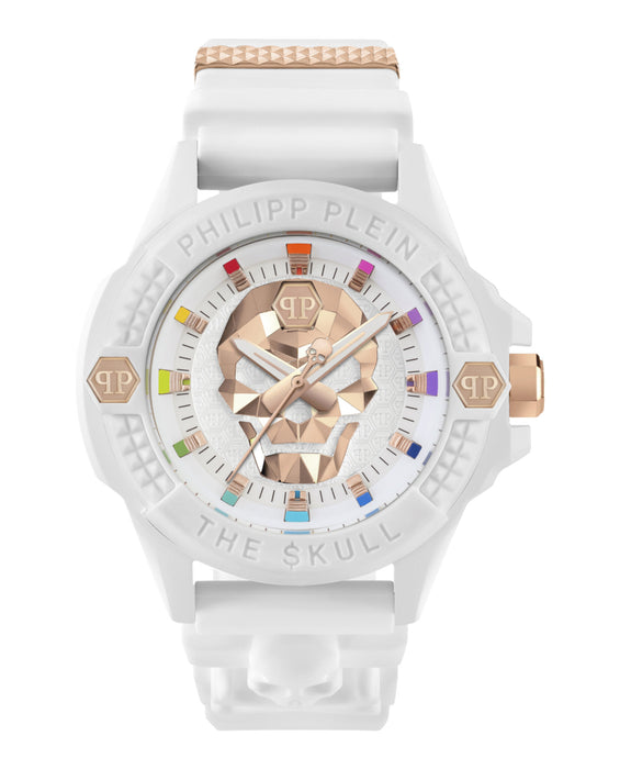 Philipp Plein The $kull Ecoceramic White Ceramic Watch