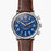 Shinola Shinola, The Runwell 47mm Blue Dial Brown Leather - Time After Time Watches
