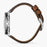 Shinola, The Runwell 41mm Matte Blue Velvet Dial Brown Leather
