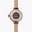 Shinola, Birdy 34mm Moon Phase White Dial Navy Leather Rose Gold PVD Case