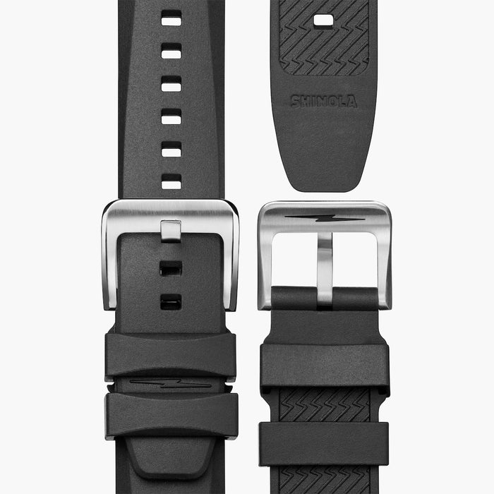 Shinola Shinola, The Duck 42mm Black Dial Black Rubber - Time After Time Watches