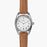 Shinola Shinola, The Derby 30mm White Dial Tan Brown Leather - Time After Time Watches