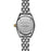 Shinola, The Derby 30mm White Dial Two Tone PVD Bracelet