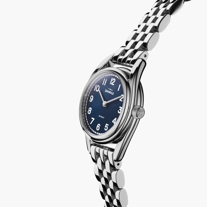 Shinola, The Derby 30mm Midnight Blue SS Bracelet