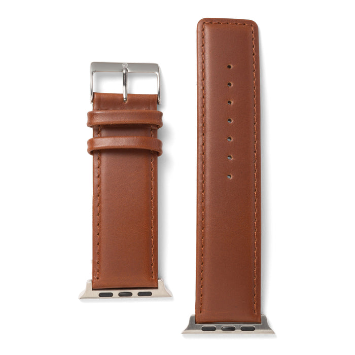 Square Tip Oiled Leather For the Apple Watch