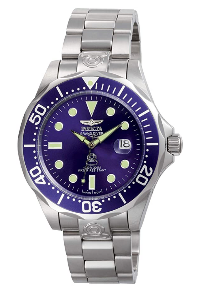 Invicta Men's 3045 Pro-Diver Collection Grand Diver Stainless Steel Automatic Watch