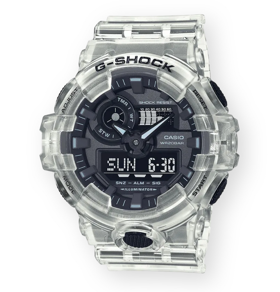 G-Shock G-SHOCK TRANSPARENT PACK ANALOG DIGITAL GA700SKE-7A - Time After Time Watches