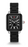 Michele Deco Sport Silver Black Wrapped Silicone Watch