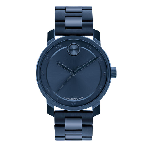 Movado Bold Access Blue Ion-Plated SS