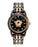 V-Palazzo 43MM Two-Tone Watch Black Matte Dial Two Tone Bracelet
