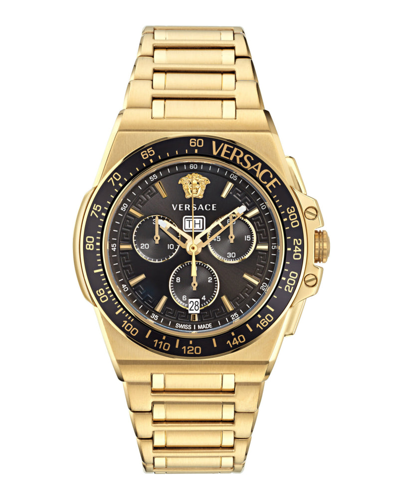 Versace Versace Greca Extreme Chrono Gold Watch - Time After Time Watches