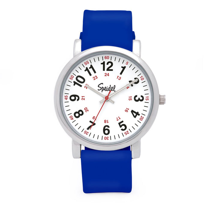 Speidel Scrub Watch with Royal Blue Silicone Band