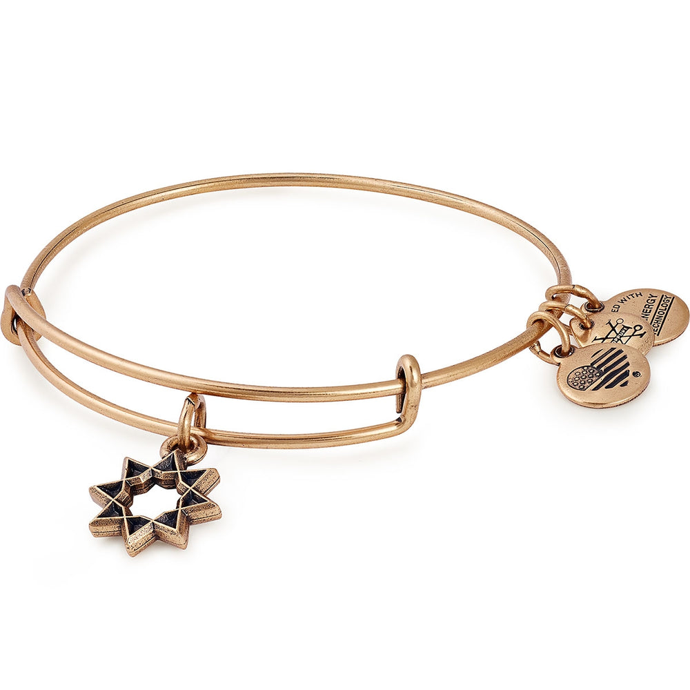 Alex and Ani Eight Pointed Star Charm Bangle