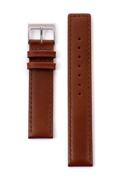 Speidel Men's Square Tip Padded Oiled Leather Band in Black, Brown and Honey - Time After Time Watches