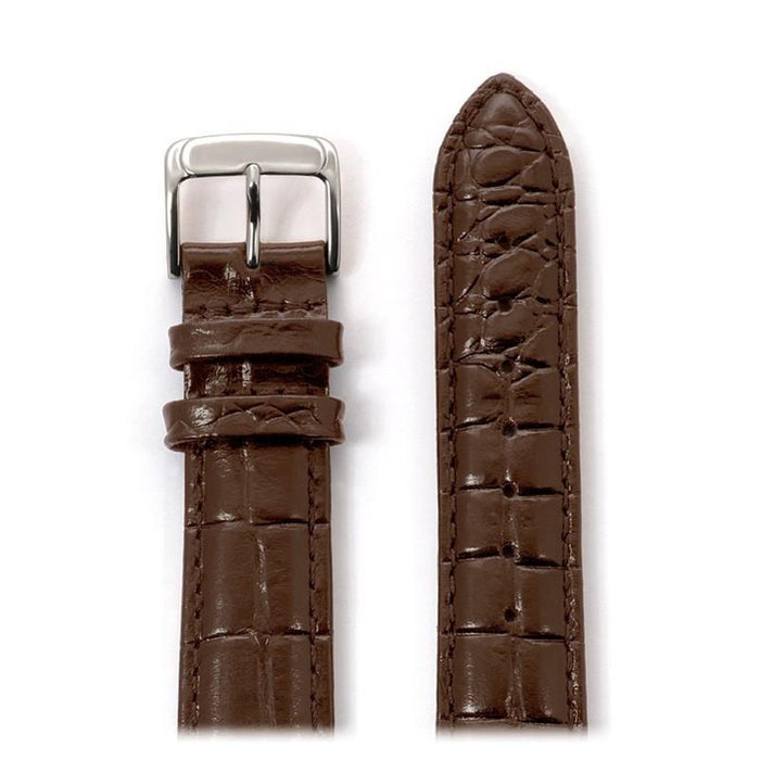 Speidel Men's Alligator Grain Leather Band in Black, Brown, Red and White - Time After Time Watches