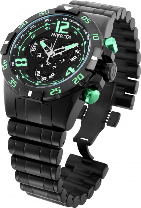 Invicta Men's Corduba Chrono Black Dial Black Bracelet - 34984