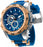 Invicta Men's Speedway Rose Case Blue Silicone - 27255