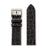 Men's Classic Crocodile Grain Leather Band in Black, Brown and Burgundy