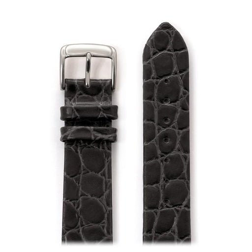 Speidel Men's Classic Crocodile Grain Leather Band in Black, Brown and Burgundy - Time After Time Watches