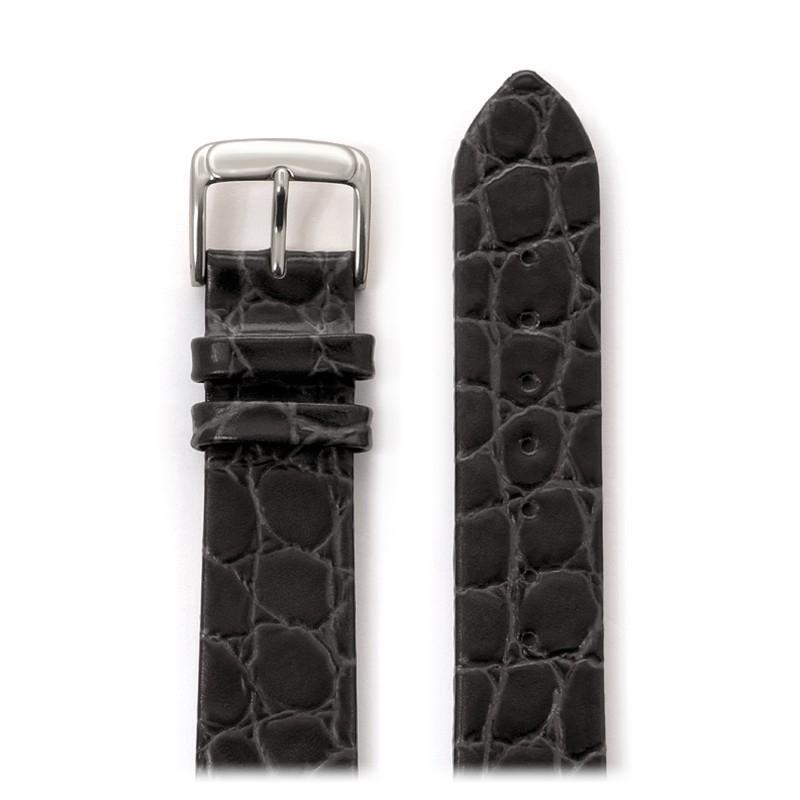 Speidel Men's Classic Crocodile Grain Leather Band in Black, Brown and Burgundy - Time After Time Watches