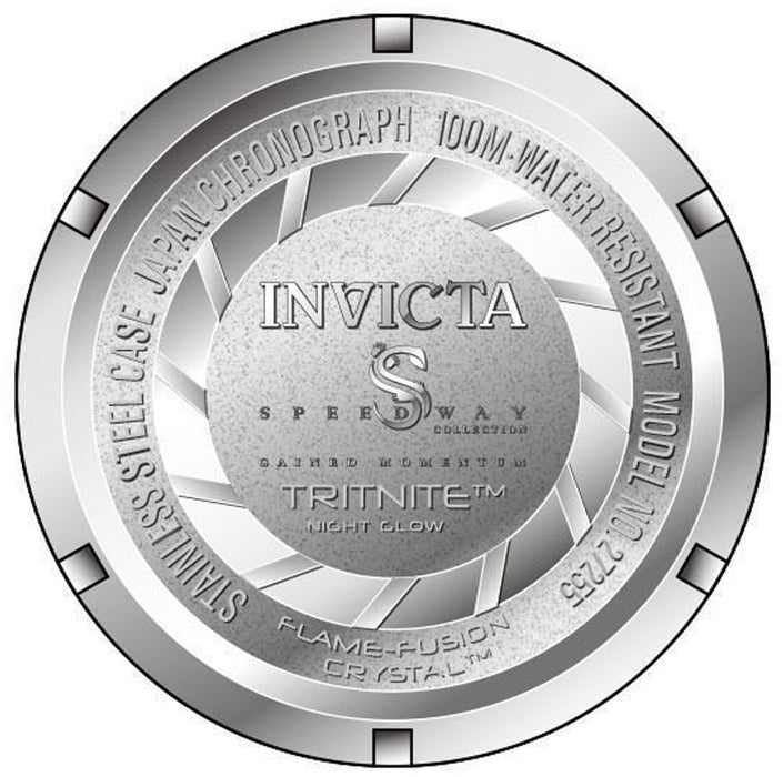 Invicta Men's Speedway Rose Case Blue Silicone - 27255