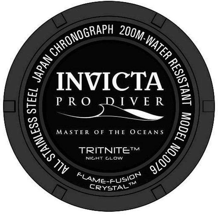 Invicta Men's Pro Diver 0076 Black