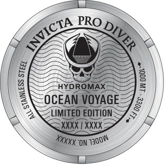 Invicta Men's Hydromax Light Blue Dial SS Bracelet 35145