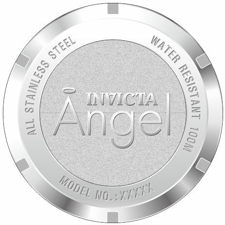 Invicta Ladies Angel Lady White Dial SS Bracelet - 28436
