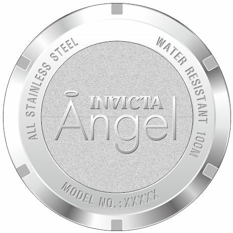 Invicta Ladies Angel Lady White Dial SS Bracelet - 28436