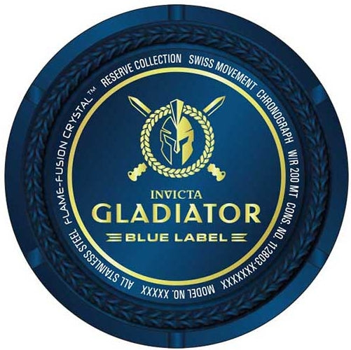 Invicta Men's Gladiator Reserve Chrono Blue & Gold Tone - 36623