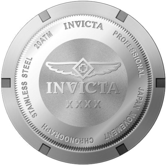 Invicta Men's Speedway Black Dial Black Leather - 10707