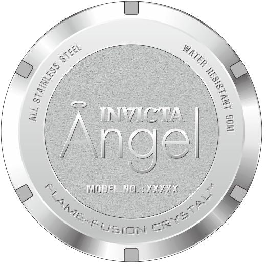 Invicta Ladies Angel Silver Dial SS Bracelet - 12465