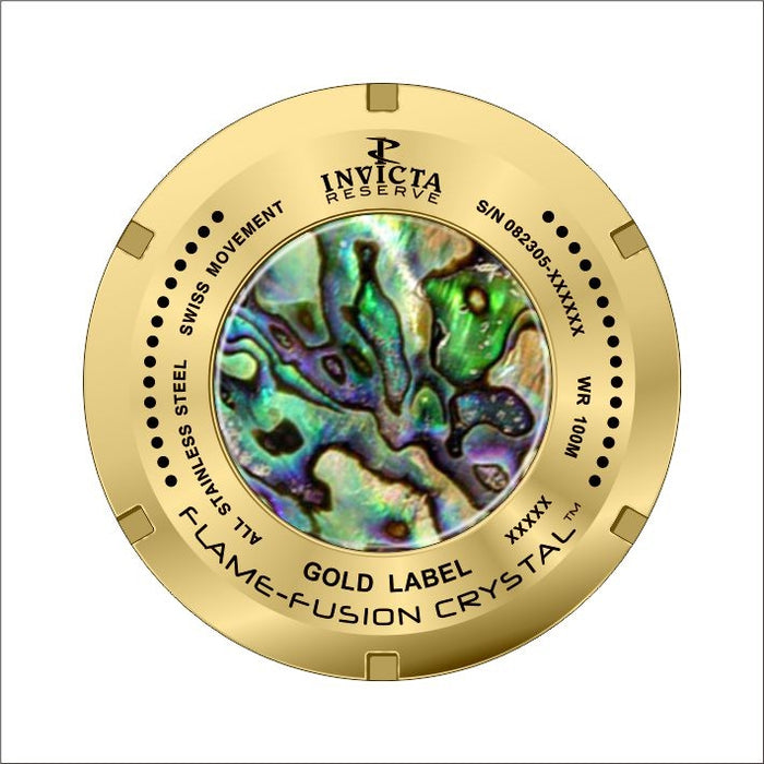 Invicta Invicta Men's Reserve Chrono Abalone Dial Gold Bracelet - 35556 - Time After Time Watches