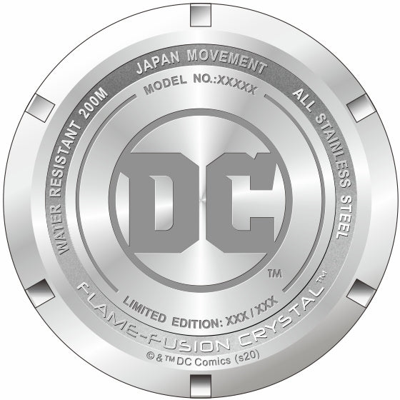 Invicta Men's DC Comics Superman Blue Bezel Black Bracelet - 29065