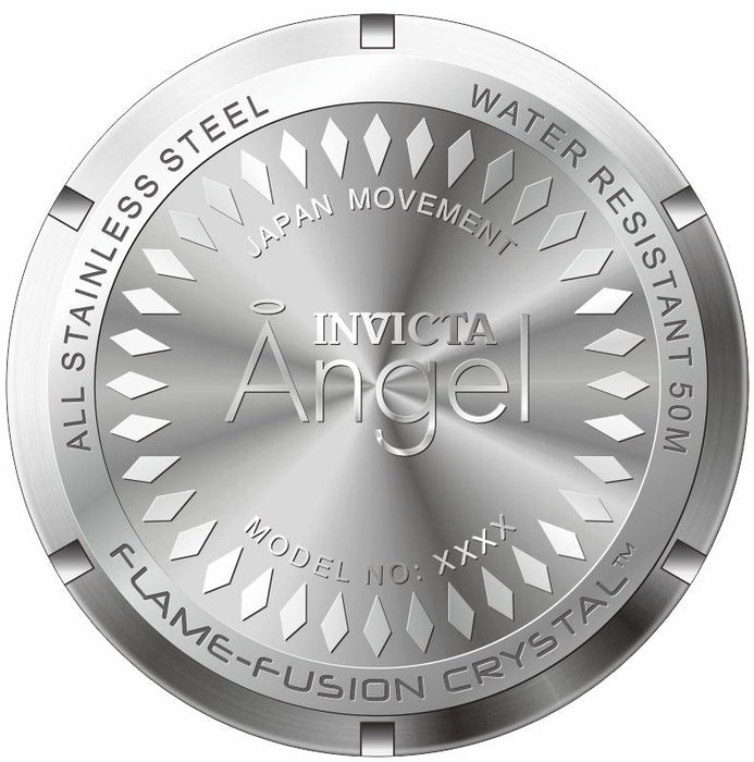 Invicta Ladies Angel Lady Silver Dial Rose Bracelet - 31369