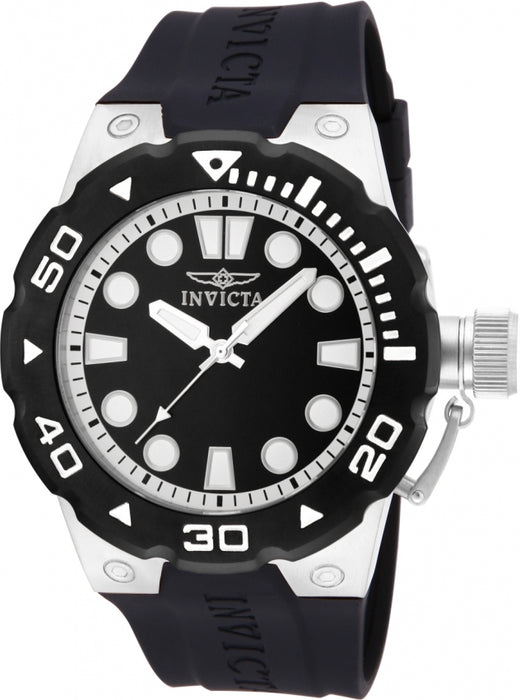 Invicta Men's Pro Diver Black Dial Black Silicone - 16134