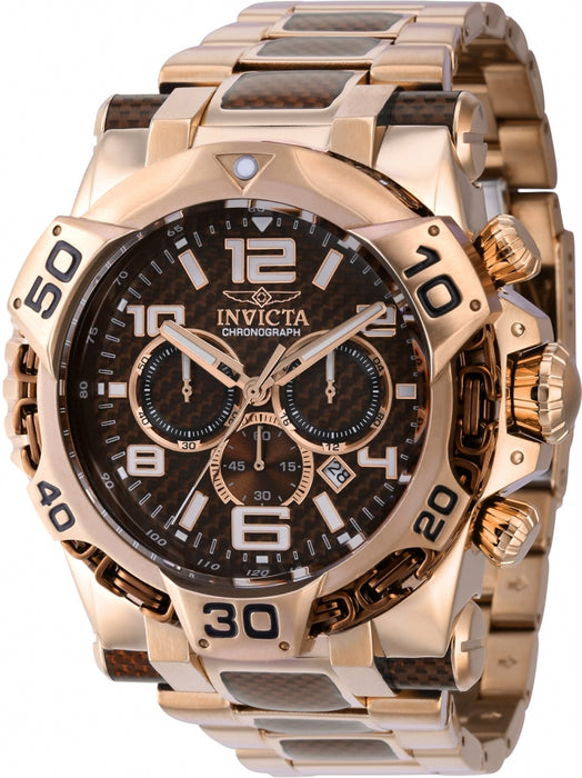 Ydmyge Udfyld shuffle Invicta Men's Mammoth Copper Tone Brown Carbon Fiber Dial 38796 — Time  After Time
