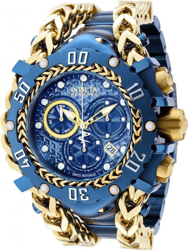 Invicta Men's Gladiator Reserve Chrono Blue & Gold Tone - 36623